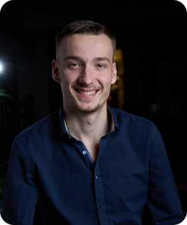 Picture with team members