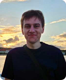 Picture with team members