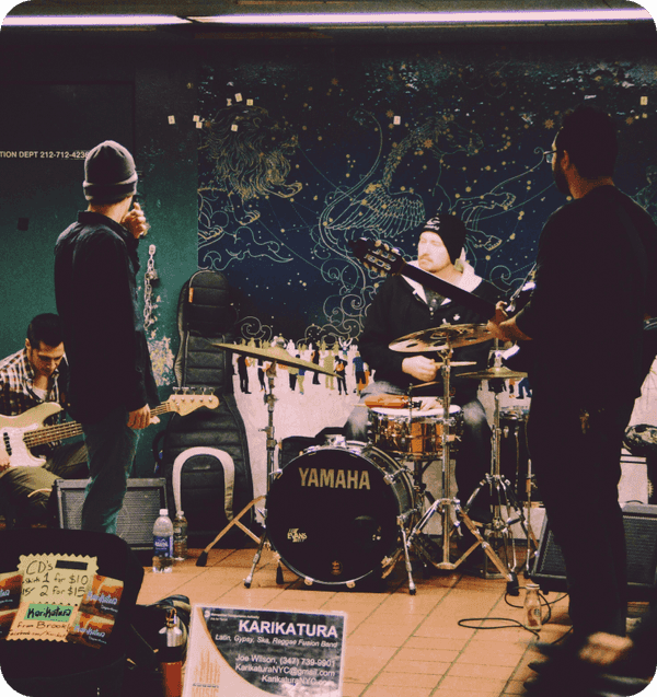 Picture with happy people